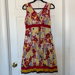 Vintage Funky People Floral Sundress